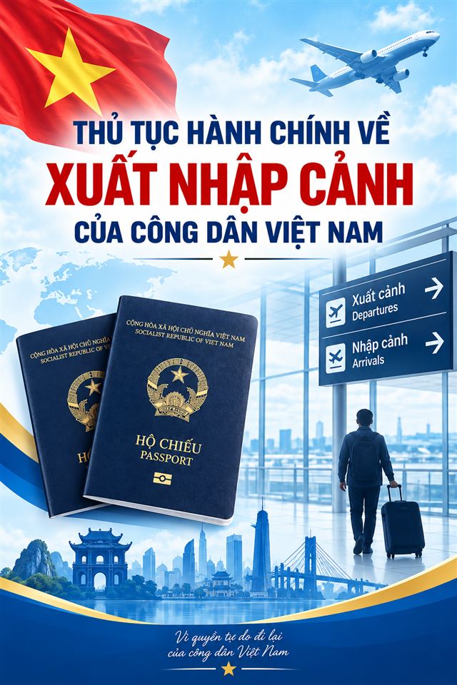Thủ tục hành chính về xuất nhập cảnh của công dân Việt Nam